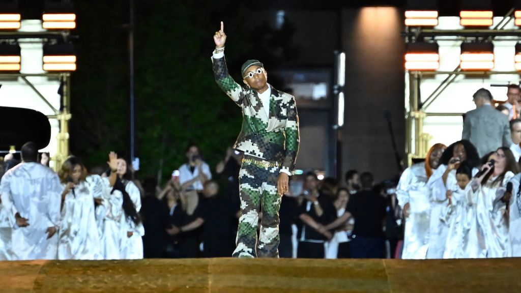 Pharrell Williams' Louis Vuitton Debut Sets Fashion World Abuzz at Paris Fashion Week